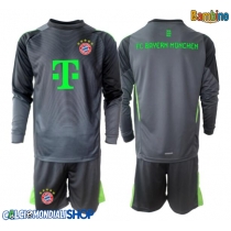 Maglie da calcio Bayern Munich Portiere Seconda Maglia Bambino 2025-26 Manica Lunga + Pantaloni corti)
